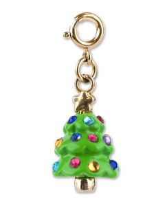 Charm Árvore de Natal Verde com Glitter