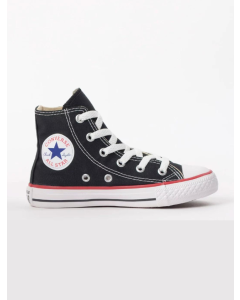 Tênis Converse Chuck Taylor All Star Kids Hi Preto Vermelho 