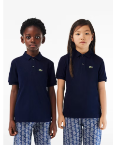 Camisa Polo Infantil Lacoste em Petit piquet Marinho