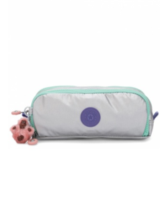 Estojo Kipling Gritoy Polished GR BL Prata