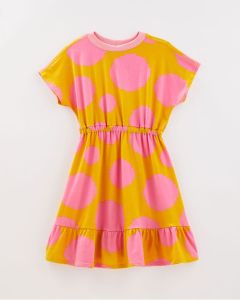 Vestido Malha Ploct Amarelo Fábula