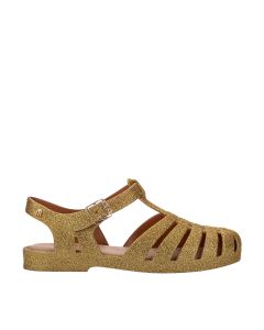 Sandália Melissa possession glitter dourado